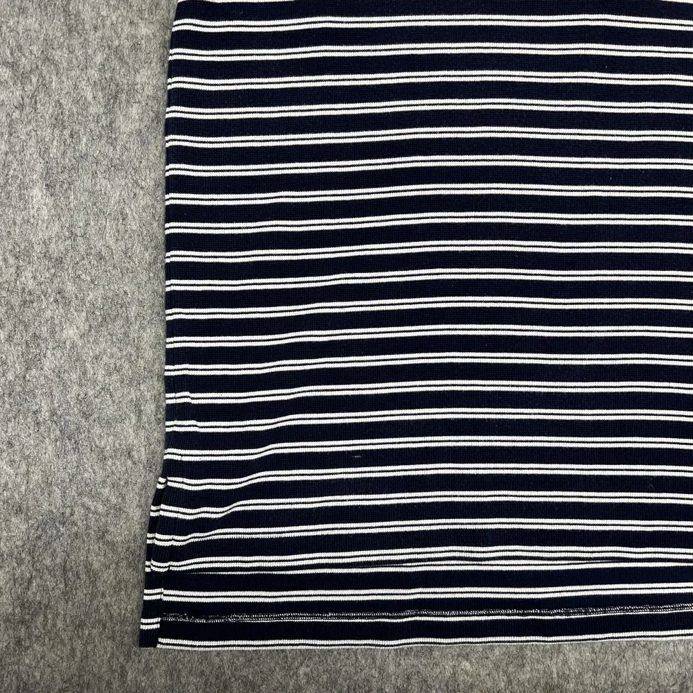Vintage Polo Ralph‎ Lauren Polo Shirt Mens L Blue Big Stripe Button Down Pony